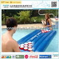 Inflatable floating beer pong table